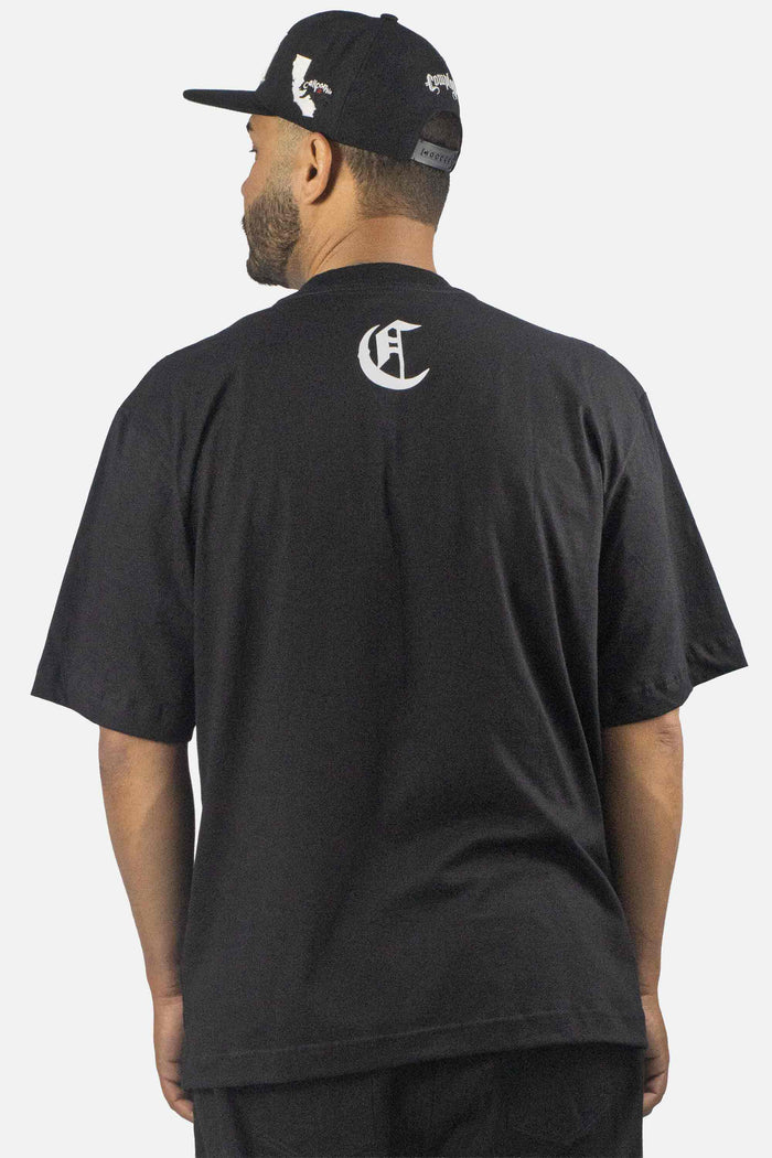 Camiseta Compton Oversized New Logo Furtacor Preta - COMPTON