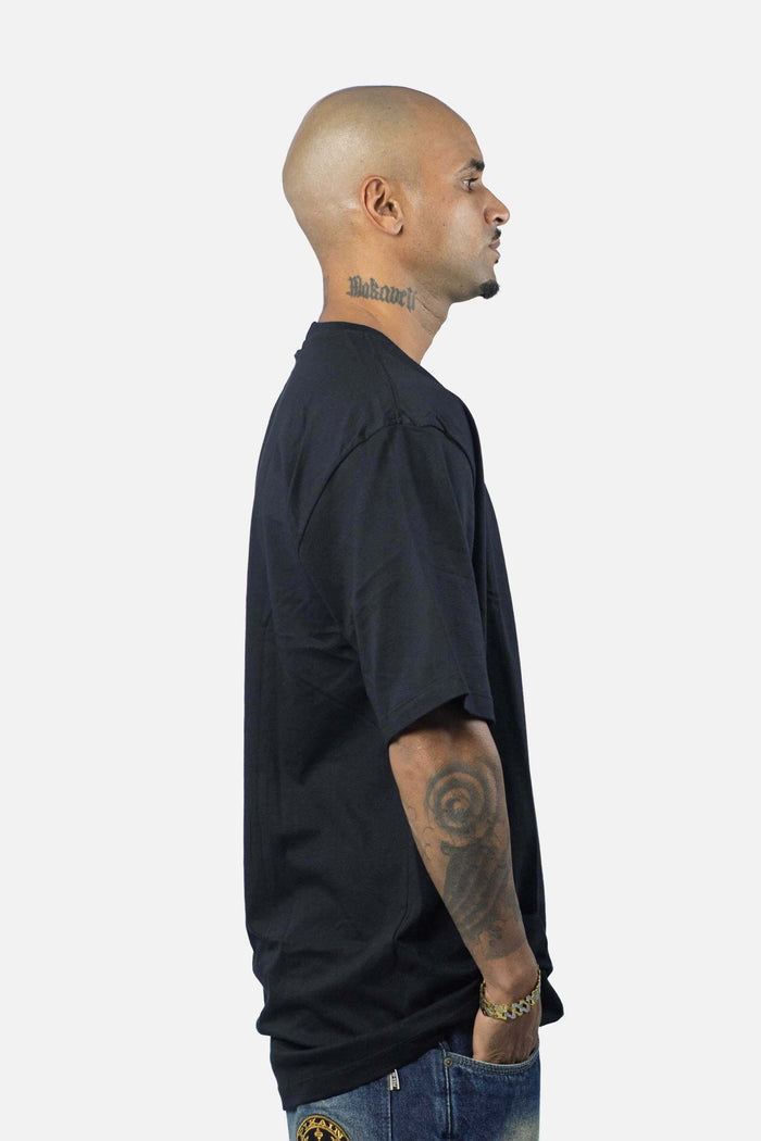 Camiseta Compton Oversized Refletiva Luminous Preta - COMPTON