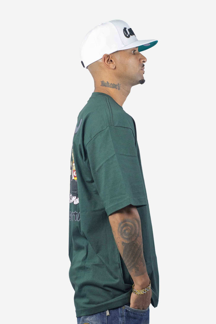 Camiseta Compton Oversized Straigh Outta Verde Militar - COMPTON