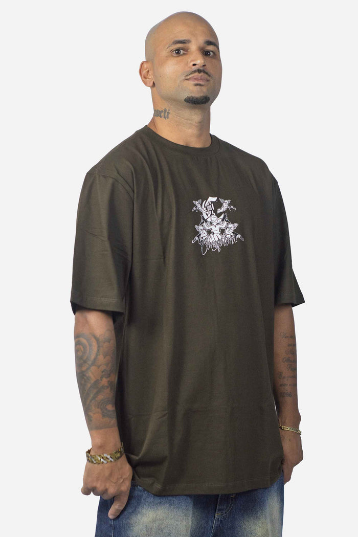 Camiseta Compton Oversized Thug Angel Café - COMPTON