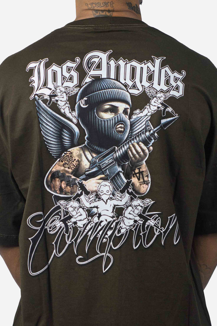 Camiseta Compton Oversized Thug Angel Café - COMPTON
