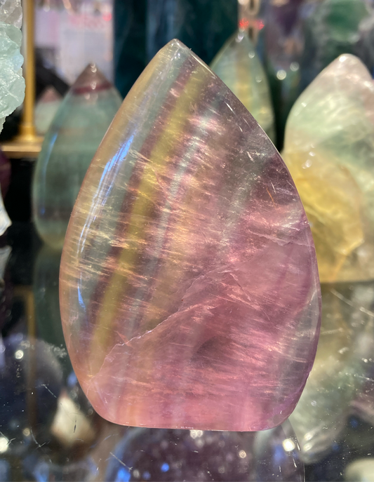 “Candy” Fluorite Flame
