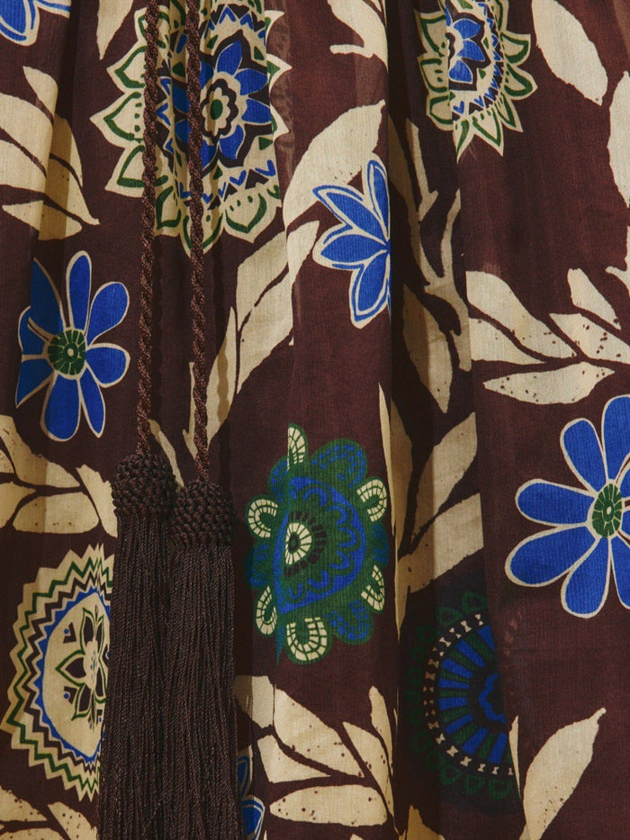 Canry Maxi Dress - Brown