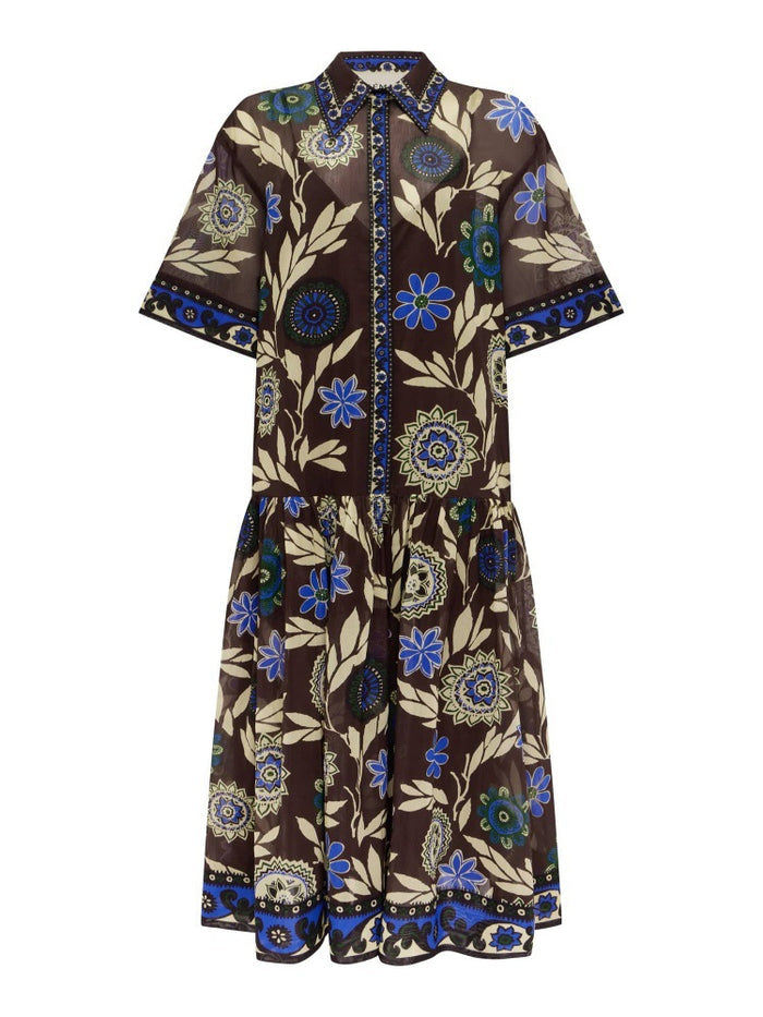 Canry Maxi Dress - Brown