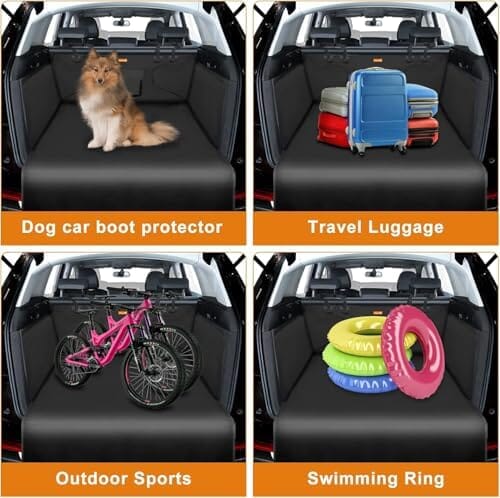 Cargo Liner for Dog - Nonslip Waterproof Pet Dog Back Seat Cover - Travel Pet Clever
