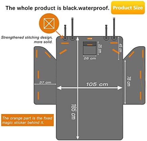 Cargo Liner for Dog - Nonslip Waterproof Pet Dog Back Seat Cover - Travel Pet Clever