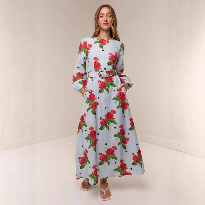 Carmel Maxi Dress - Blue