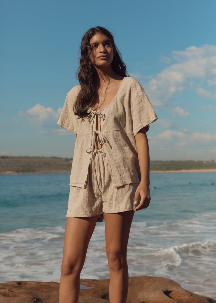Carmira Co ord Set - Apricot