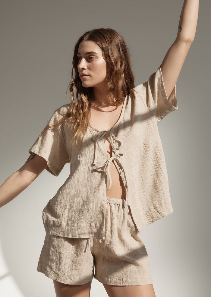 Carmira Co ord Set - Apricot