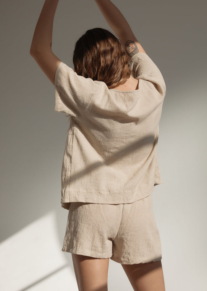 Carmira Co ord Set - Apricot