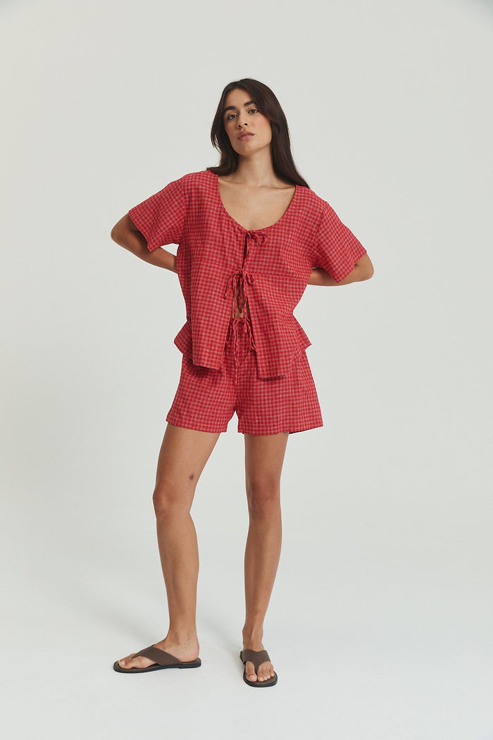 Carmira Co ord Set - Red