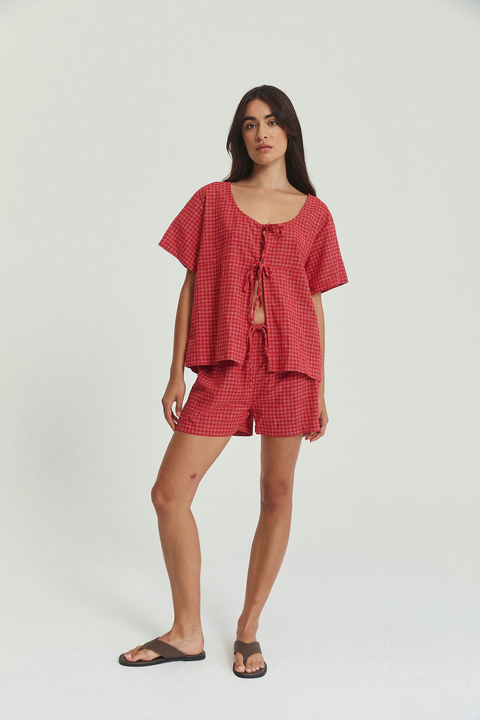 Carmira Co ord Set - Red