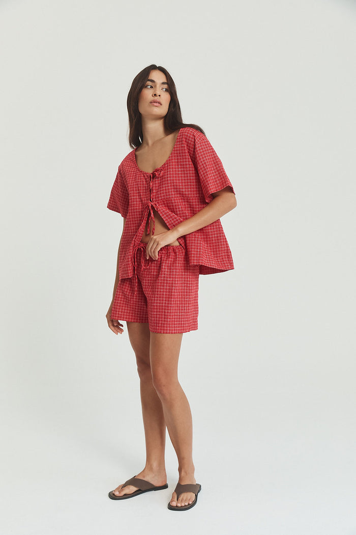 Carmira Co ord Set - Red