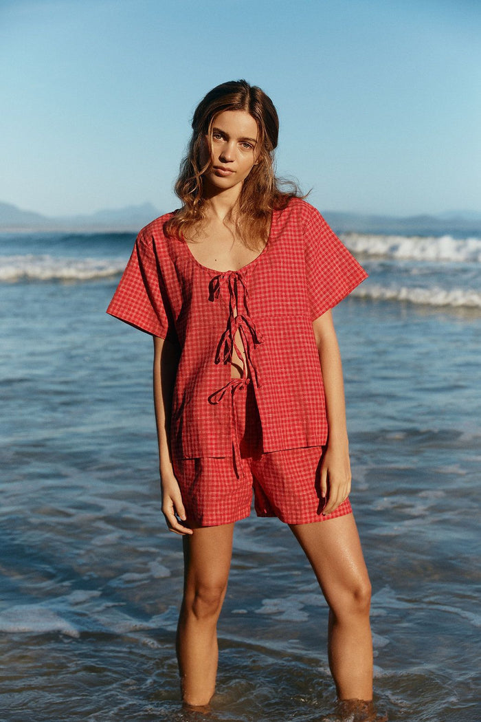 Carmira Co ord Set - Red
