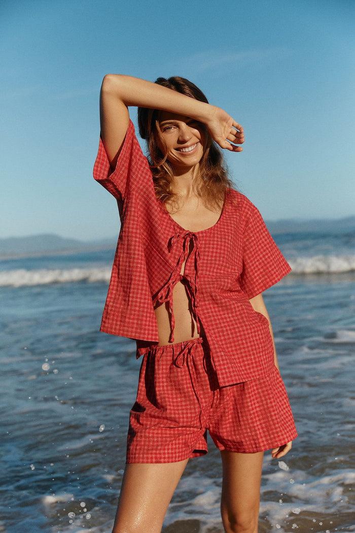 Carmira Co ord Set - Red