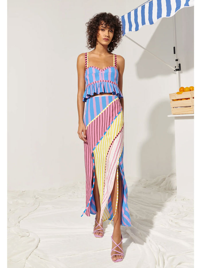 Celia B Souci Skirt Stripe Multi