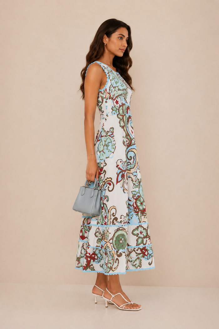Celia Maxi Dress - Blue