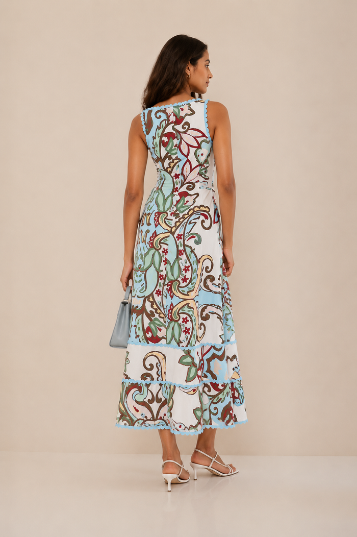 Celia Maxi Dress - Blue