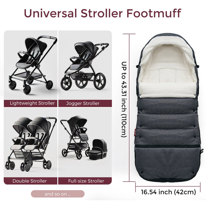 Chancelière universelle pour poussette Momcozy