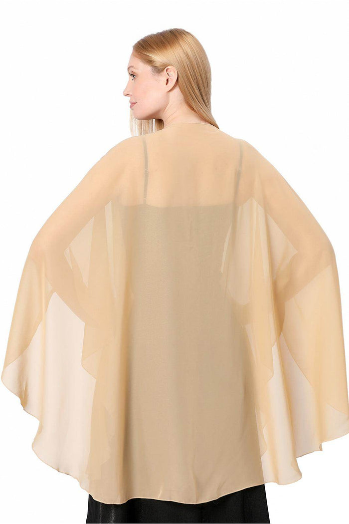 Chiffon Shawl with CJ0111 - COCOMELODY