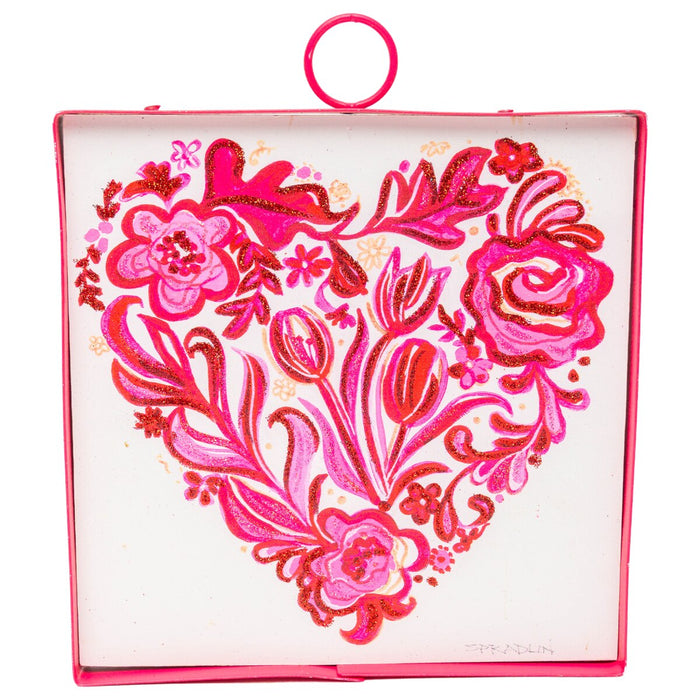 Chinoiserie Collage Heart Mini Gallery Art