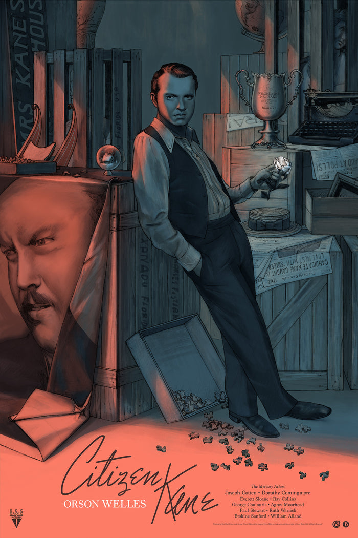 Citizen Kane - Firelight Variant - Burton - Mad Duck Posters