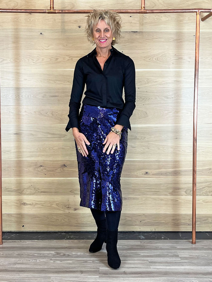 CKS Skott Skirt Black Iris