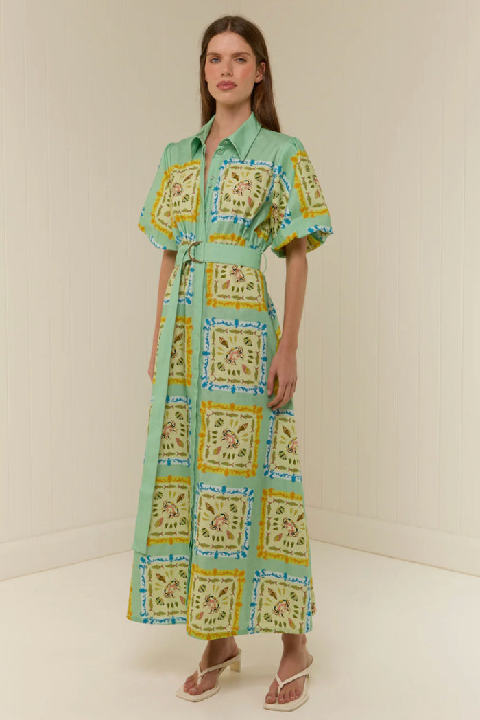 Clover Maxi Dress - Green