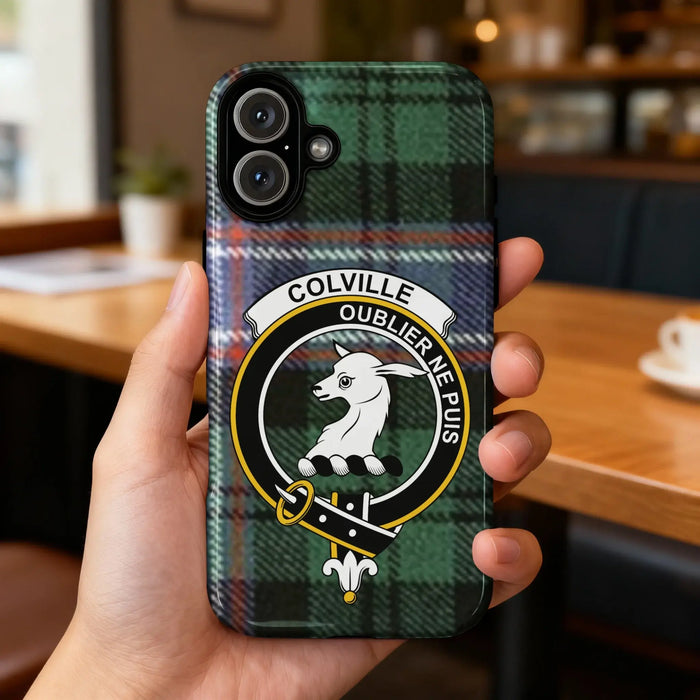 Colville Oublier Ne Puis Tartan Phone Case Cover — alternate view