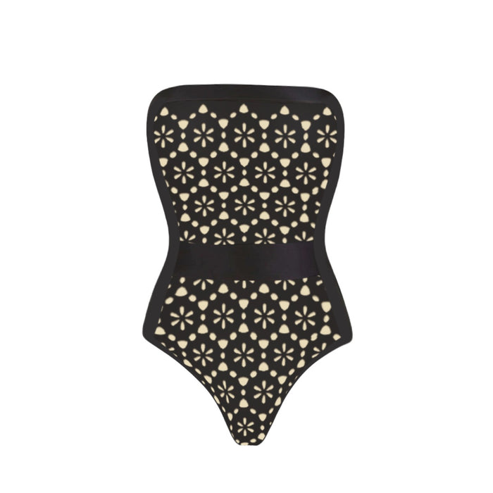 Cora Strapless Swimsuit - Black