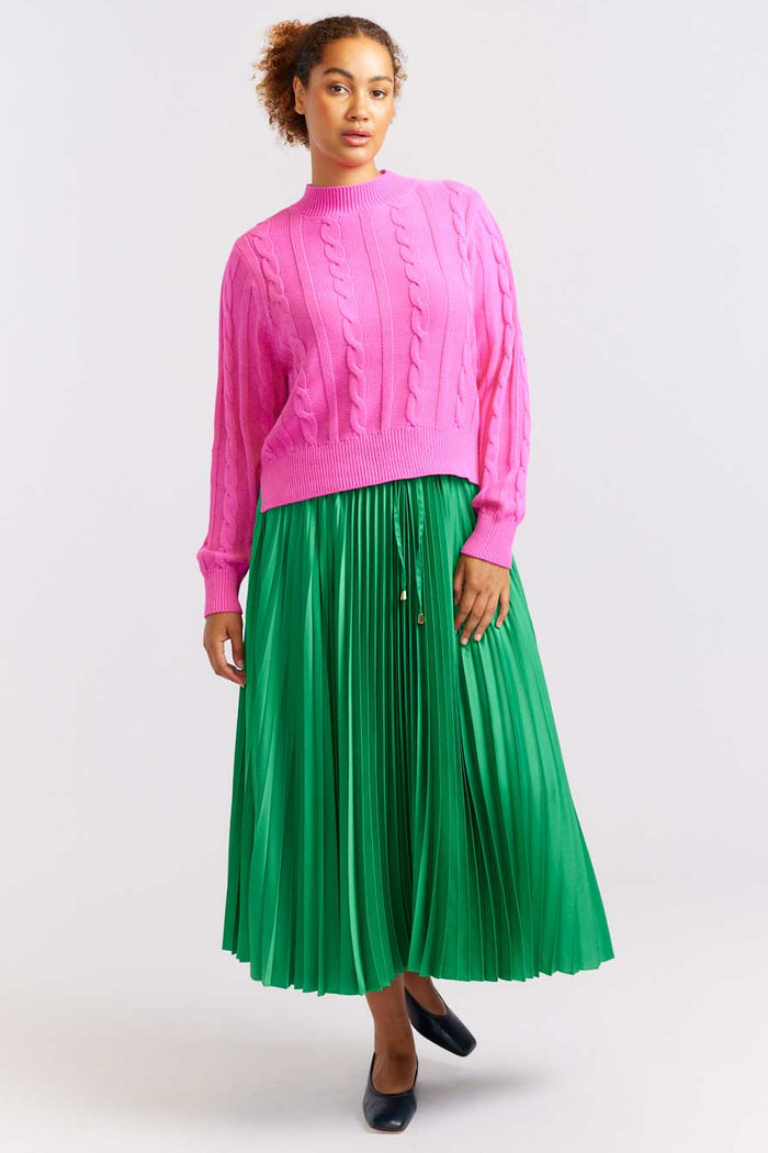 Cosmos Skirt - Emerald