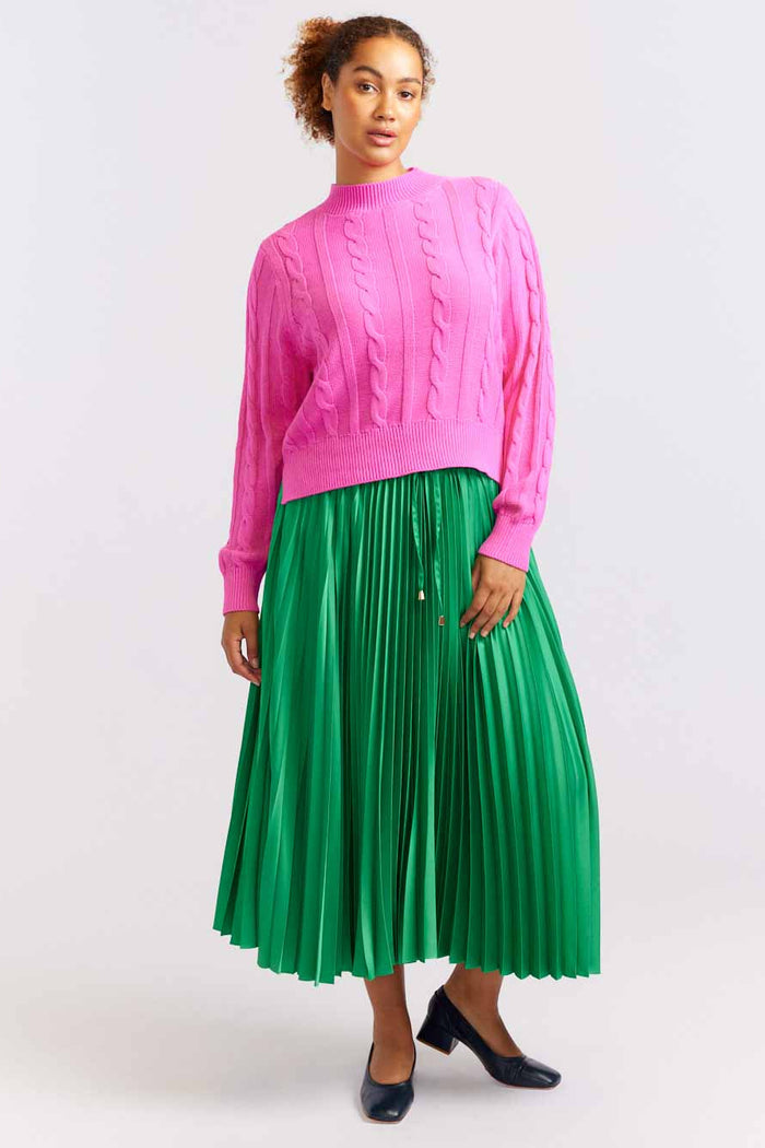 Cosmos Skirt - Emerald