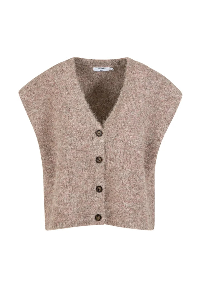 Coster Copenhagen Boxy Knit Vest Rose Mix