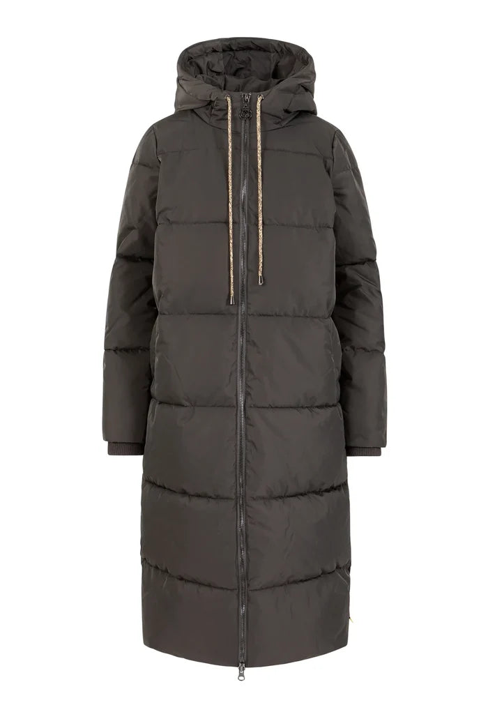 Coster Copenhagen Long Puffer Coat Warm Grey