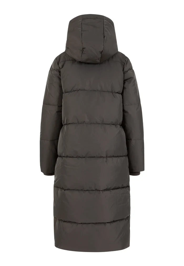 Coster Copenhagen Long Puffer Coat Warm Grey