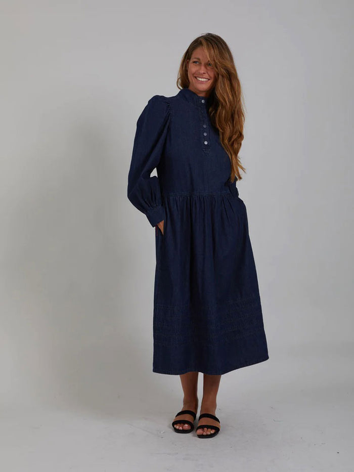 Coster Copenhagen Long Shirt Dress Indigo