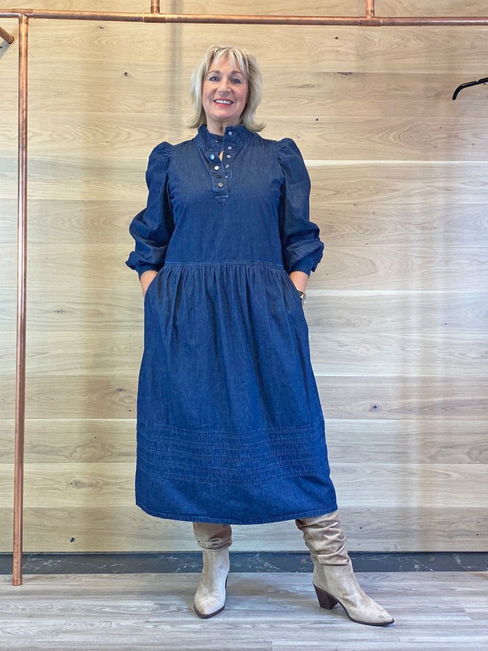 Coster Copenhagen Long Shirt Dress Indigo