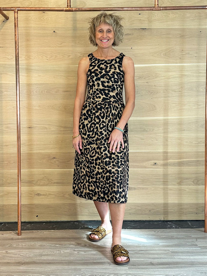 Coster Copenhagen Rylan Dress Leo Print