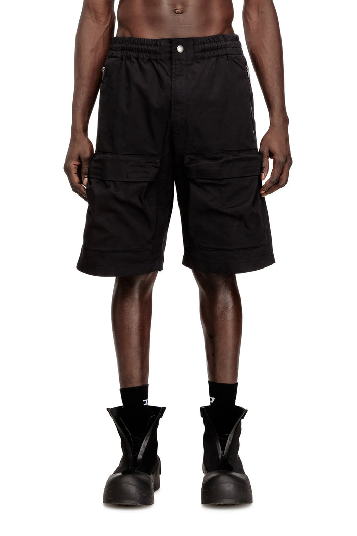 Cotton shorts with cargo pockets