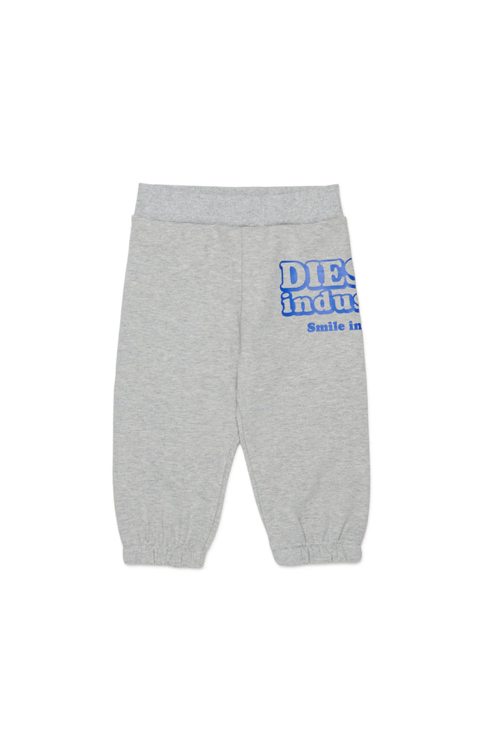 Cotton sweatpants with Diesel Industry print