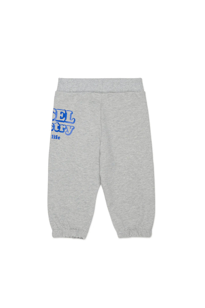Cotton sweatpants with Diesel Industry print