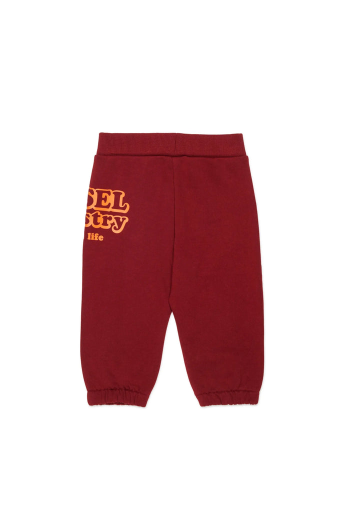 Cotton sweatpants with Diesel Industry print