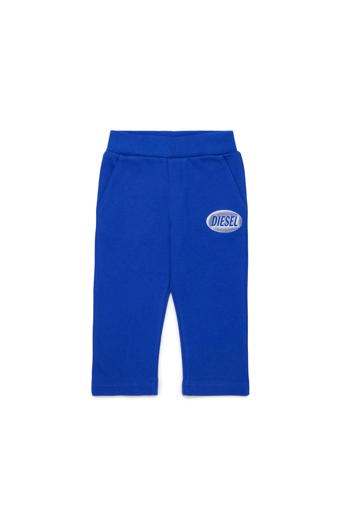 Cotton sweatpants with logo print