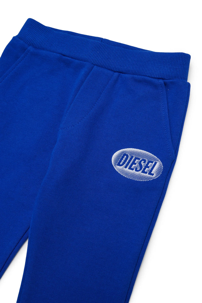 Cotton sweatpants with logo print