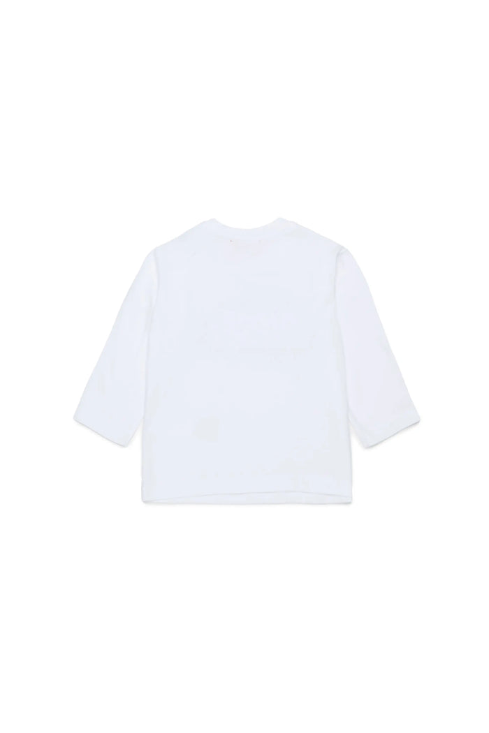 Cotton T-shirt with logo print
