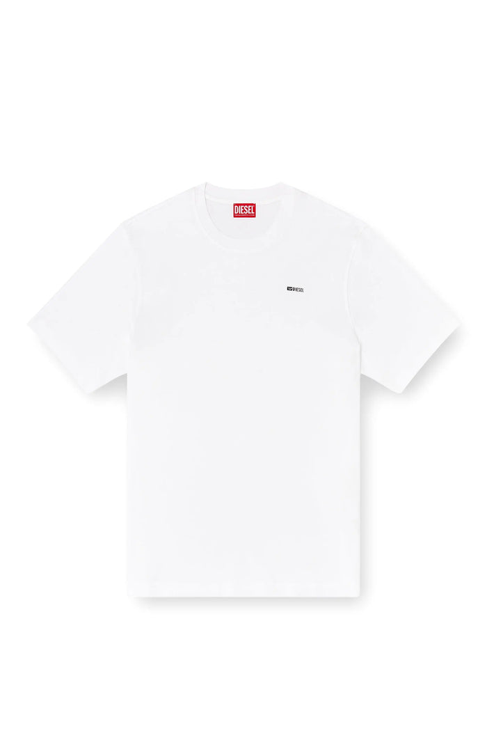 Cotton T-shirt with small logo on chest
