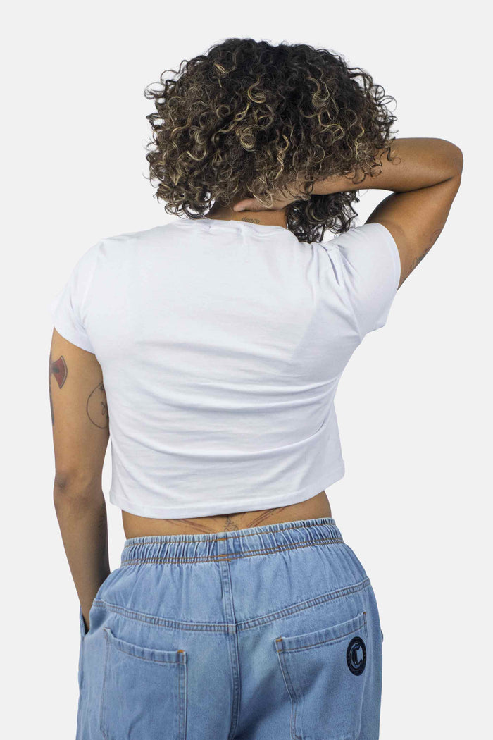 Cropped Compton Logo holográfico Branco - COMPTON