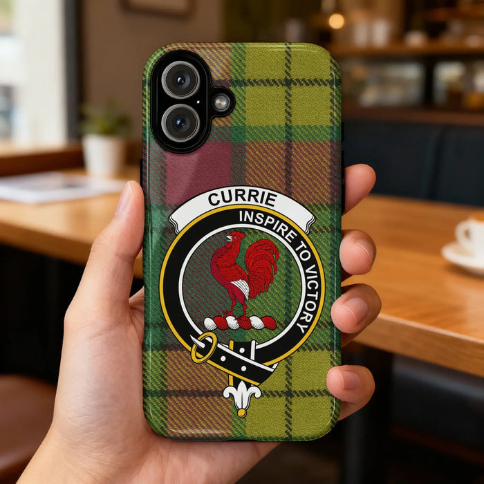 Currie Inspire to Victory Tartan Phone Case — alternate view