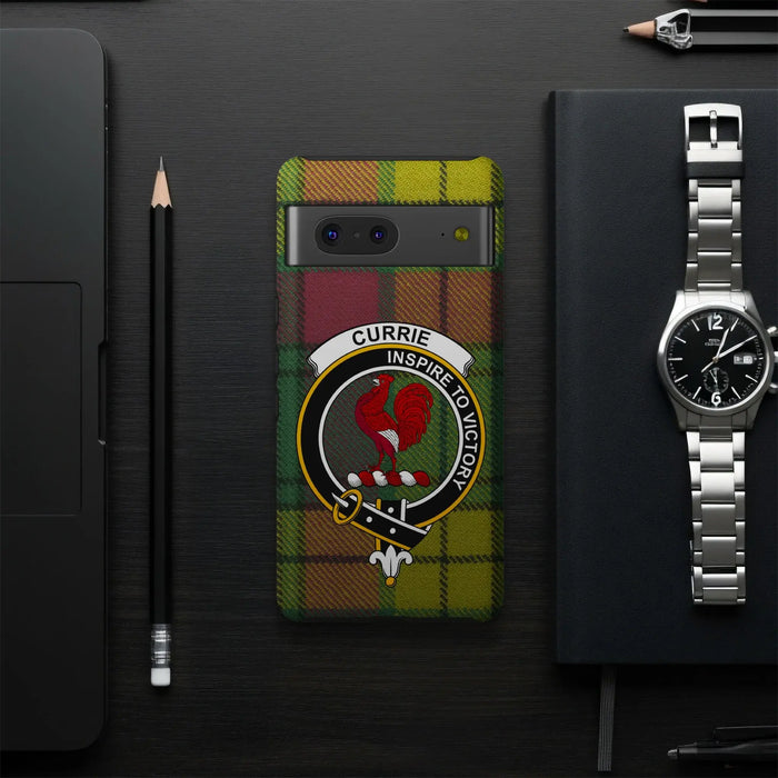 Currie Inspire To Victory Tartan Phone Case — detail view