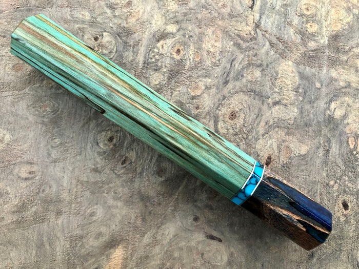 Custom Japanese Knife handle (wa handle)  for 240mm - Box elder